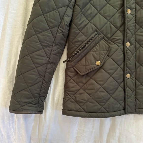NWOT Barbour Powell Quilted Jacket in Sage Green - Picture 8 of 14